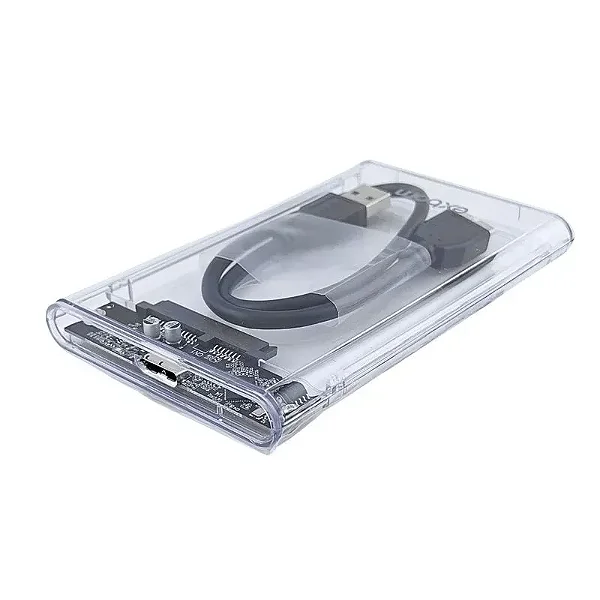 Gaveta Case para HD Sata 2.5" Usb 3.0 Transparente CGHD-35