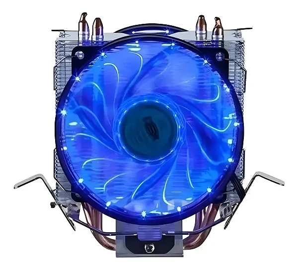 Cooler para Processador Intel e AMD Dex Duplo Azul - DX-9115D