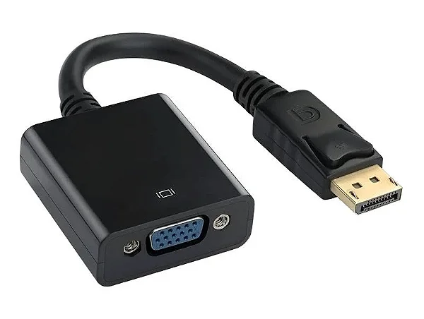 Adaptador Conversor de Video Displayport x VGA - Shinka AT-DP-VGA