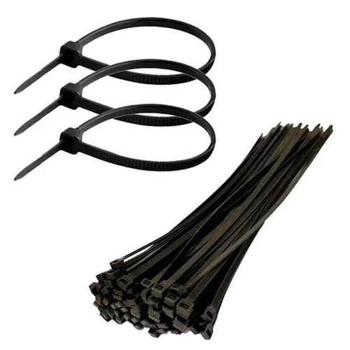 Abraçadeira Nylon 4,8x500mm Preta com 100 unidades