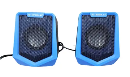 Caixa de Som 6W Rms Azul X-CELL XC-CM-05-A