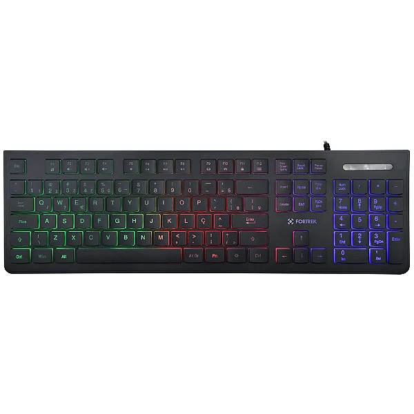 Teclado Gamer Multimídia Fortrek Black Eagle Preto