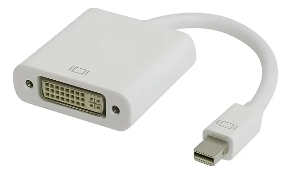 Adaptador Conversor Mini DisplayPort x Dvi Femea