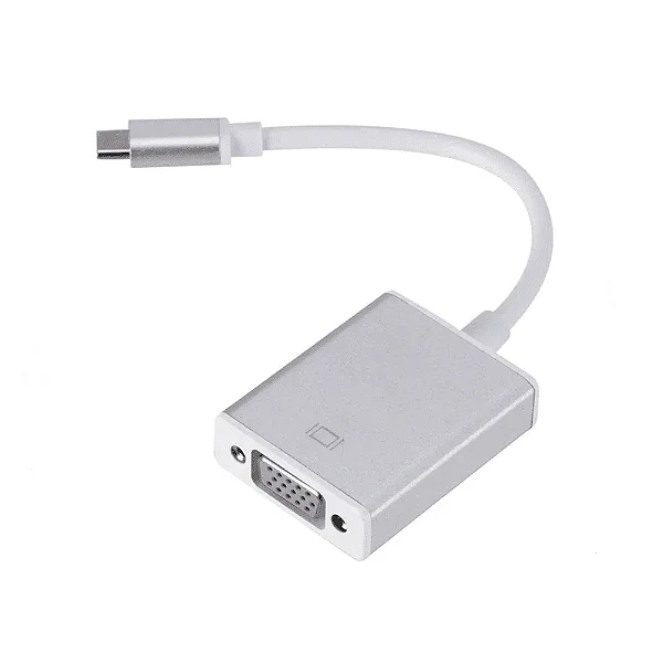 Adaptador Conversor USB-C x VGA Femea