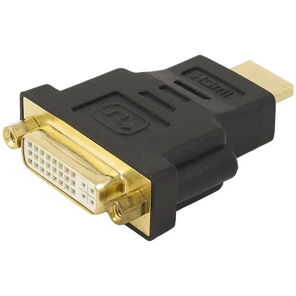 Adaptador de Vídeo DVI Femea (24+5) x Hdmi Macho
