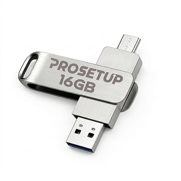 Pen Drive 16Gb Prosetup Datatraveler USB 2.0 + USB-C - GEN 1 - Avanshare