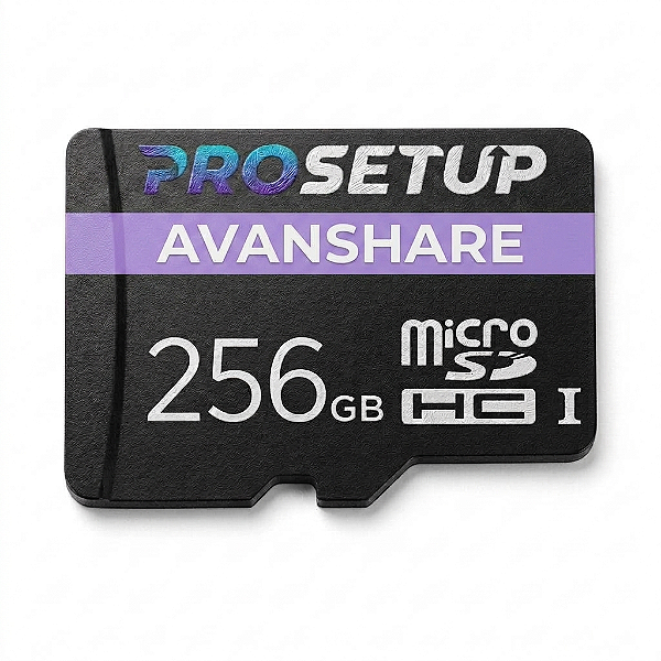 Cartão de Memória 256GB micro SDHC Ultra Classe 10 Prosetup Avanshare