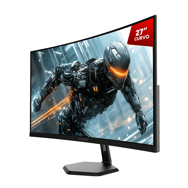 Monitor Gamer Pcyes O-Creed O27C 27" Curvo Fhd Va 180Hz 1Ms Hdmi/Dp Freesync Black Vulcan Pmgo27C180Bv