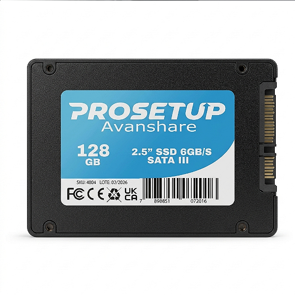 SSD 128GB Sata III 2.5" AS330 Prosetup Avanshare