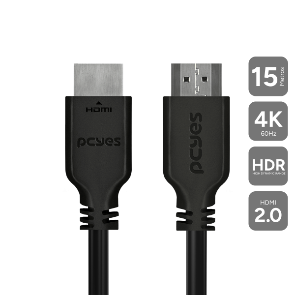 Cabo HDMI 15 Metros 4K Pcyes