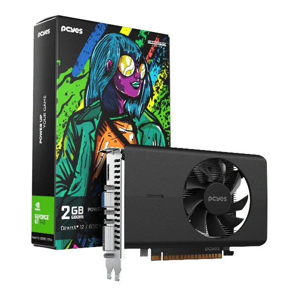 Placa de video Gpu Gt740 2Gb Gddr5 128 Bit Single Fan Projeto Edge - Pvgt740Gb2Pe