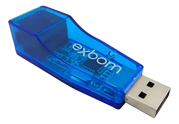 Adaptador USB para Rede RJ 45 Femea Ethernet Base-T 10/100
