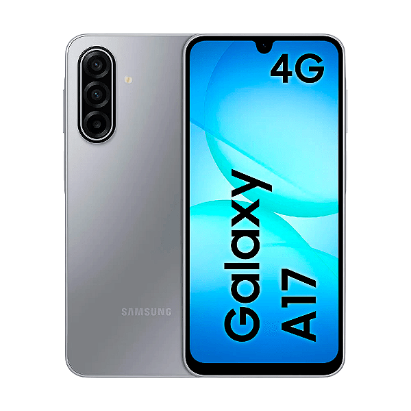 Celular Smartphone Samsung Galaxy A17 4G 128GB 4GB RAM Cinza
