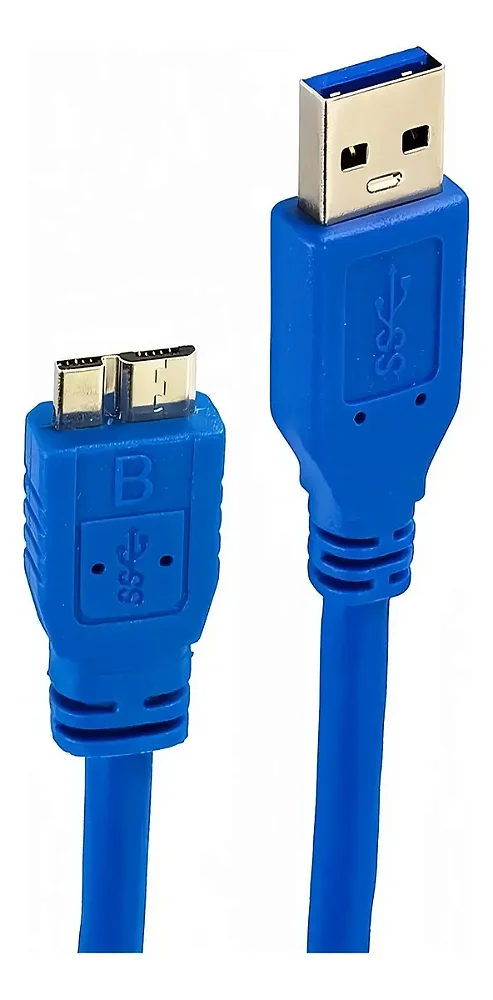 Cabo USB -C   Para HD Externo  3.0 -  1 Metro