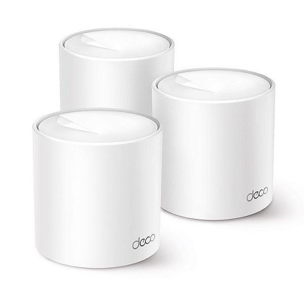 Roteador TP-Link DECO X10 Pack C/3 Wi-Fi 6 AX1500 Gigabit Dual Band