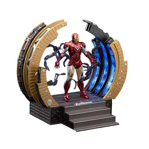 Action Figure Iron Man Mark VI Suit-Up Gantry - Marvel