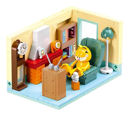 Blocos de Montar Garfield House Tv Time - Nickelodeon