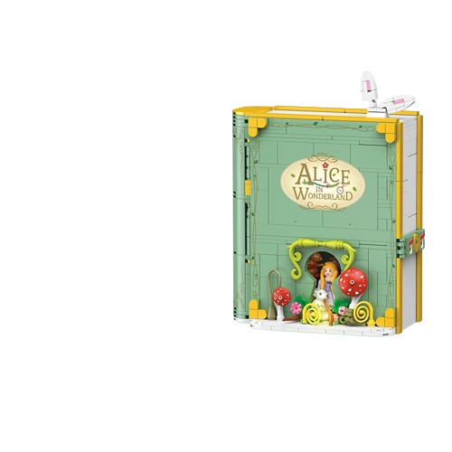 Book Alice no País das Maravilhas - Blocos de Montar