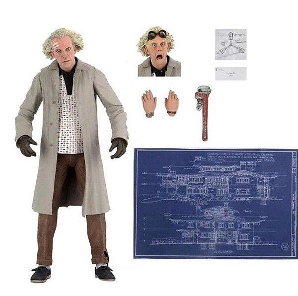 Figure Doc Brown Back To The Future Ultimate - NECA