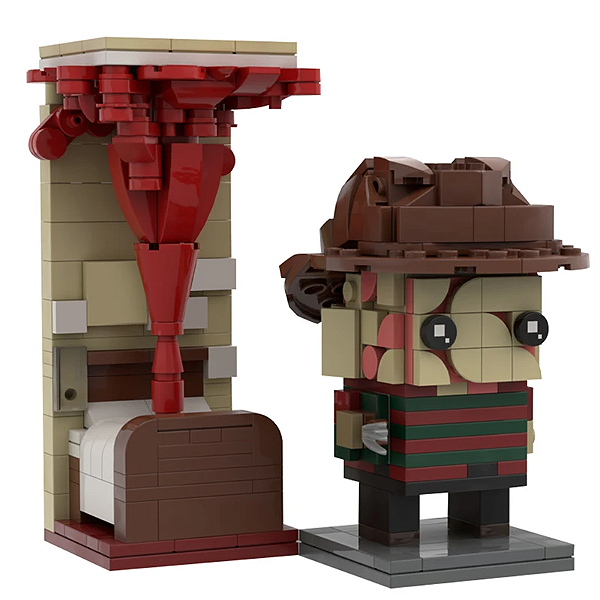 Figure Freddy Krueger A Hora do Pesadelo Bricks - MOC