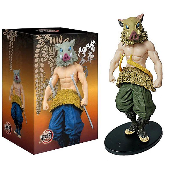 Figure Inosuke Hashibira Estátua Kimetsu No Yaiba - Demon Slayer