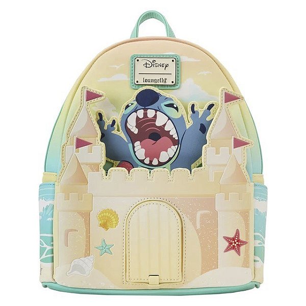 Mochila Stitch Castelo de areia Disney - Original Loungefly