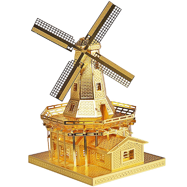 Moinho de Vento Holandês - 3D Piececool
