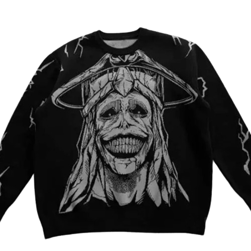 Moletom em Lã Deus Supremo Estátua Solo Leveling