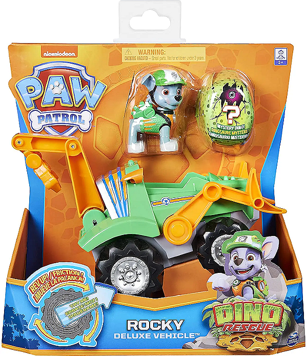 Rocky Deluxe Vehicle Dino Rescue Patrulha Canina - Nickelodeon