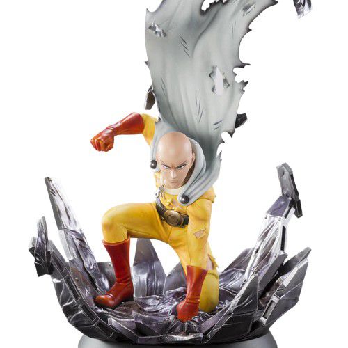 Saitama 25Cm Estátua One Punch Man