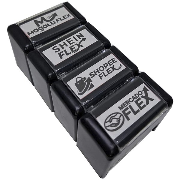 Kit 4 Carimbos Automáticos Stilo 20 - FLEX