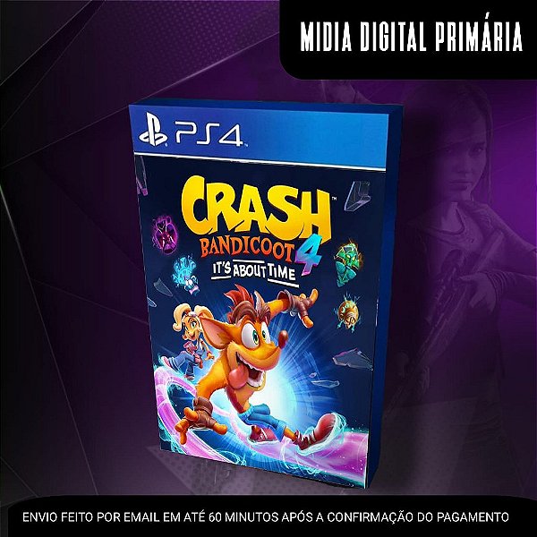 Crash Bandicoot 4 It’s About Time Ps4 Mídia Digital (Primária)