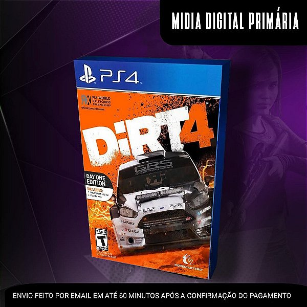 Dirt 4 Ps4 Mídia Digital (Primária)