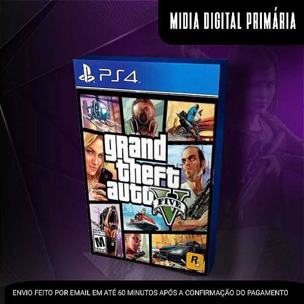 Grand Theft Auto V Ps4 Mídia Digital (Primária)