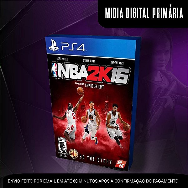 NBA 2K16 Ps4 Mídia Digital (Primária)