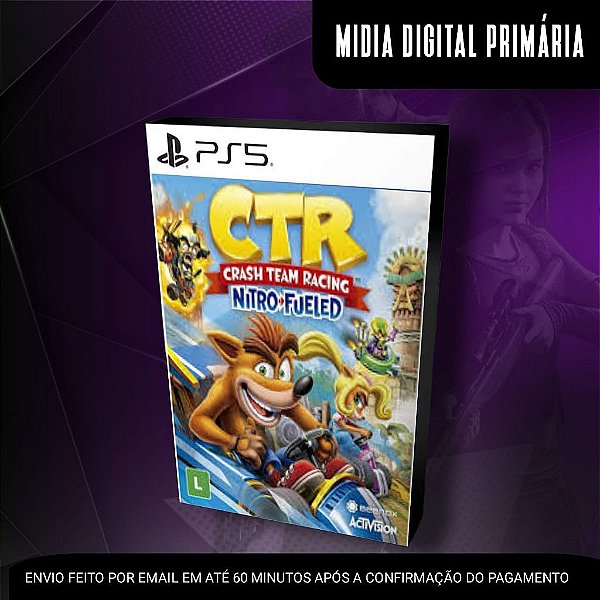 Crash Team Racing Nitro-Fueled Ps5 Mídia Digital (Primária) (Retrocompatível)