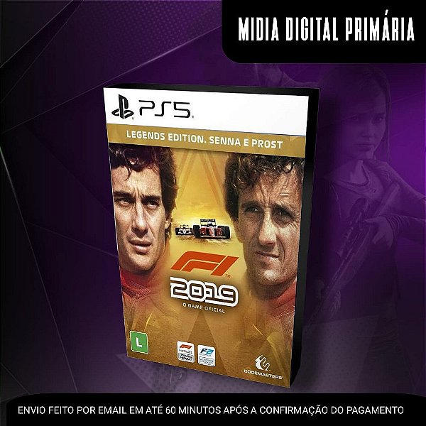F1 2019 Legends Edition Senna and Prost Ps5 Mídia Digital (Primária) (Retrocompatível)