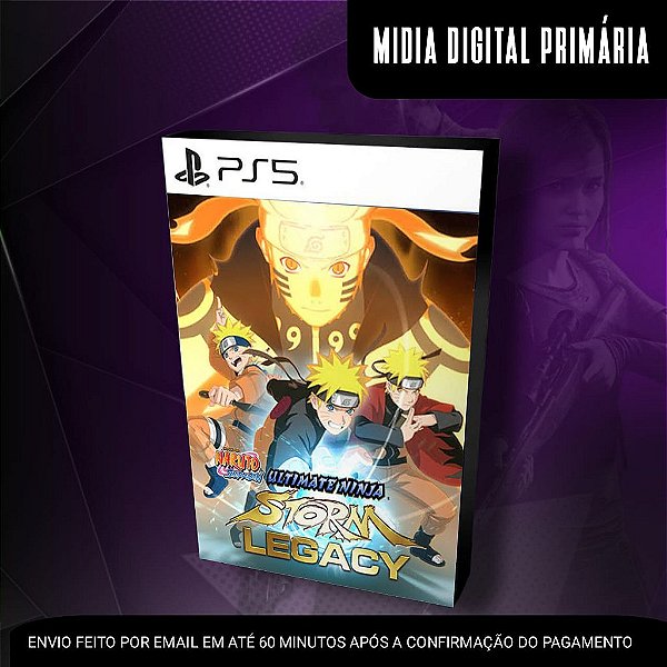 Naruto Shippuden Ultimate Ninja Storm Legacy Ps5 Mídia Digital (Primária) (Retrocompatível)