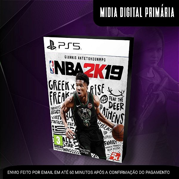 NBA 2K19 Ps5 Mídia Digital (Primária) (Retrocompatível)