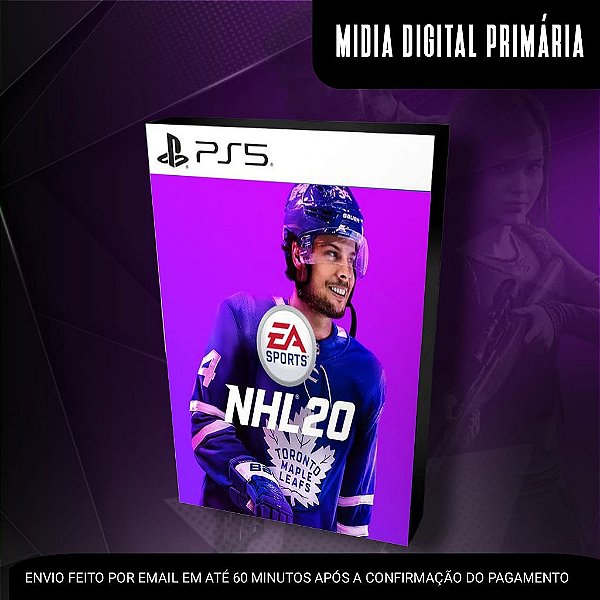 NHL 20 Ps5 Mídia Digital (Primária) (Retrocompatível)
