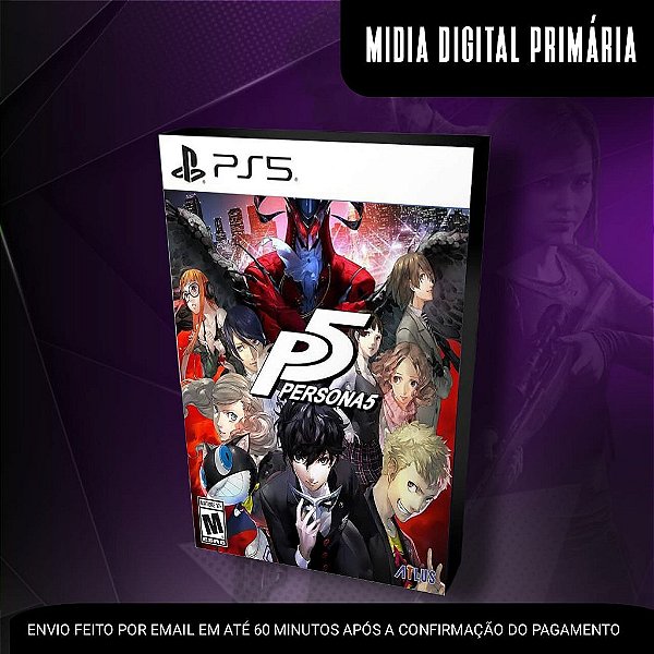 Persona 5 Royal Ps5 Mídia Digital (Primária) (Retrocompatível)