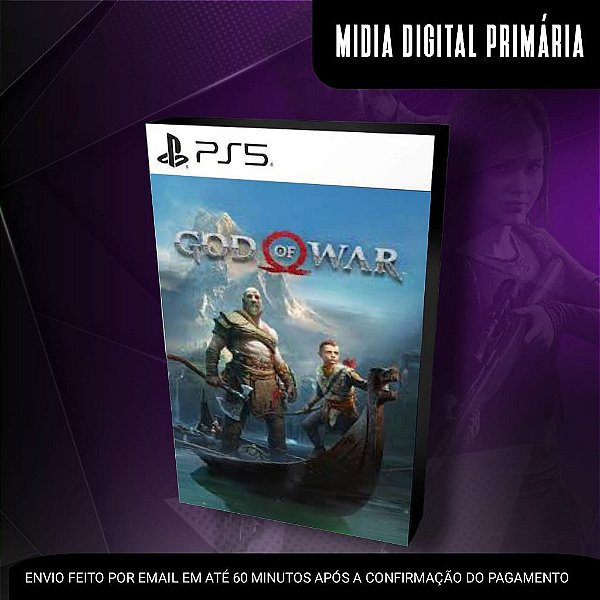 God Of War Ps5 Mídia Digital (Primária) (Retrocompatível)