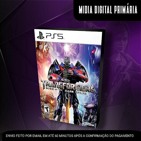 Transformers Rise Of The Dark Spark Ps5 Mídia Digital (Primária) (Retrocompatível)