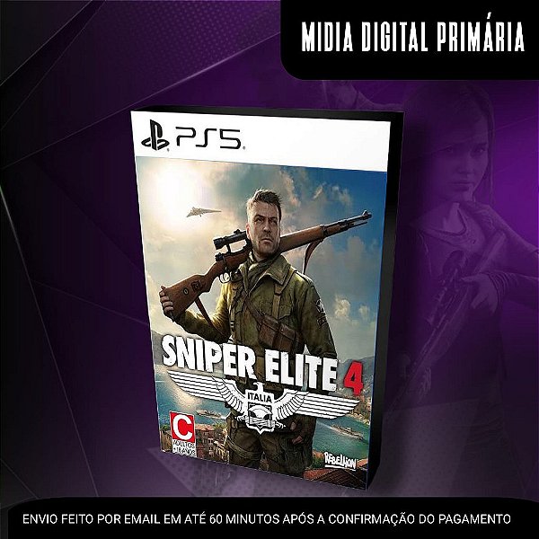 Sniper Elite 4 Ps5 Mídia Digital (Primária) (Retrocompatível)