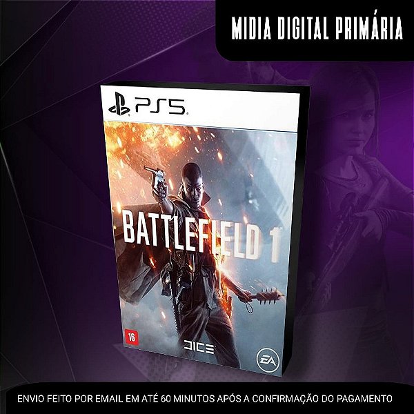Battlefield 1 Ps5 Mídia Digital (Primária) (Retrocompatível)