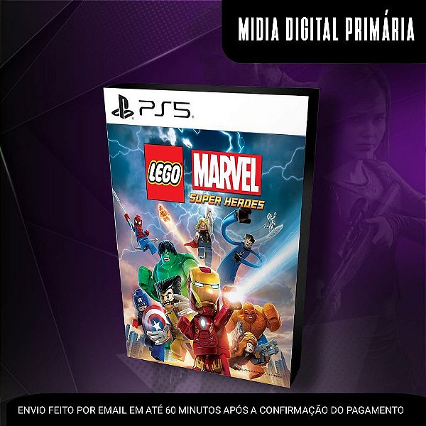 Lego Marvel Super Heroes Ps5 Mídia Digital (Primária) (Retrocompatível)