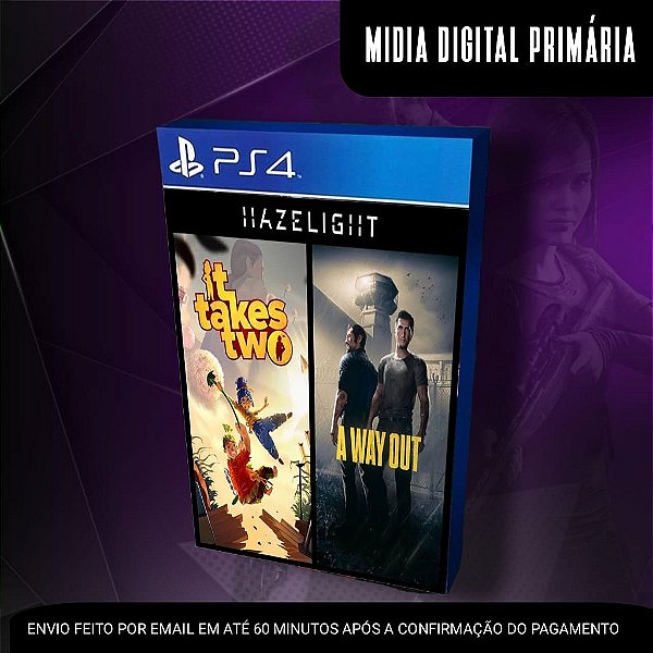 It takes two + A Way Out PS4 Mídia Digital (Primária)