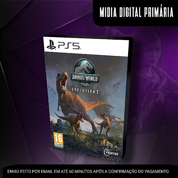 Jurassic World Evolution 3 Ps5 Mídia Digital (Primária)