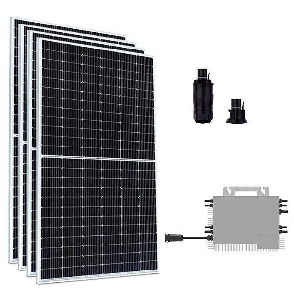 Kit Gerador Energia Solar 2,48kWp - Microinversor Deye c/ Wifi SUN2250 - Painel DAH Solar