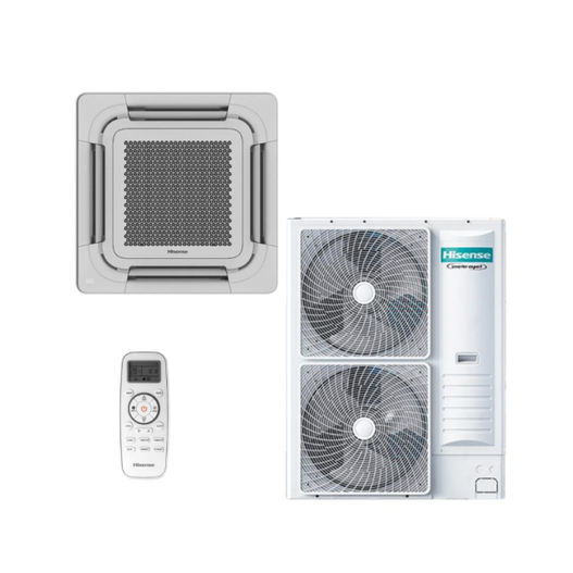 Ar-Condicionado Hisense Cassete 4 Vias Inverter 56000 Btus Frio R-32 220v Wi-Fi - AUW-60T2RNC / AUC-60TR2RNKAE